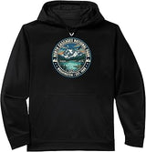 North Cascades National Park Washington Vintage Badge Performance Hoodie