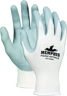 MCR Safety 9673GWS Seamless Nylon Knitted Gloves, Small, 1-Pair