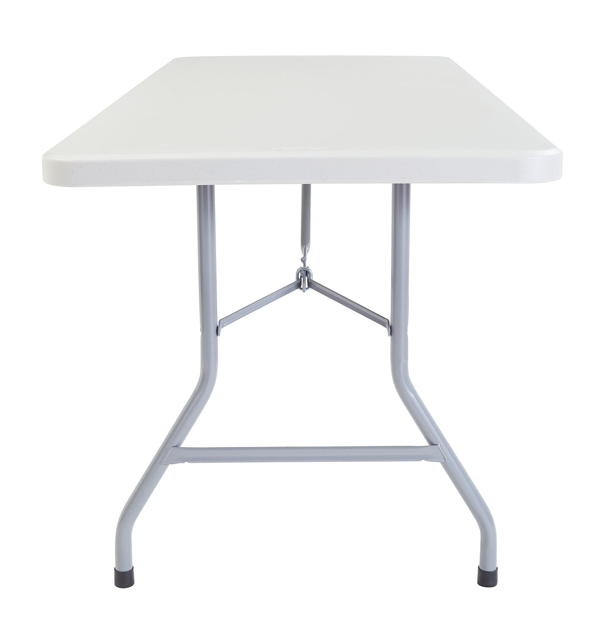 (4 Pack NPS 30 x 72 Heavy Duty Folding Table by National Public Seating – 30 inches x 72 inches x 29.5 inches, Plastic, Grey, Pack of 4
