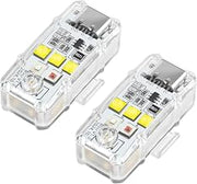 Strobe Light,Night Anti Collision Lights for FAA Drone(2 PCS) | LED Flying Flash Lamp for DJI Neo,Flip,Mini 5/3/4 Pro/4K/SE/2,Air 3S/3/2/2S,Mavic 4/3/2,Spark,FPV,Avata 2 360,EVO Accessories