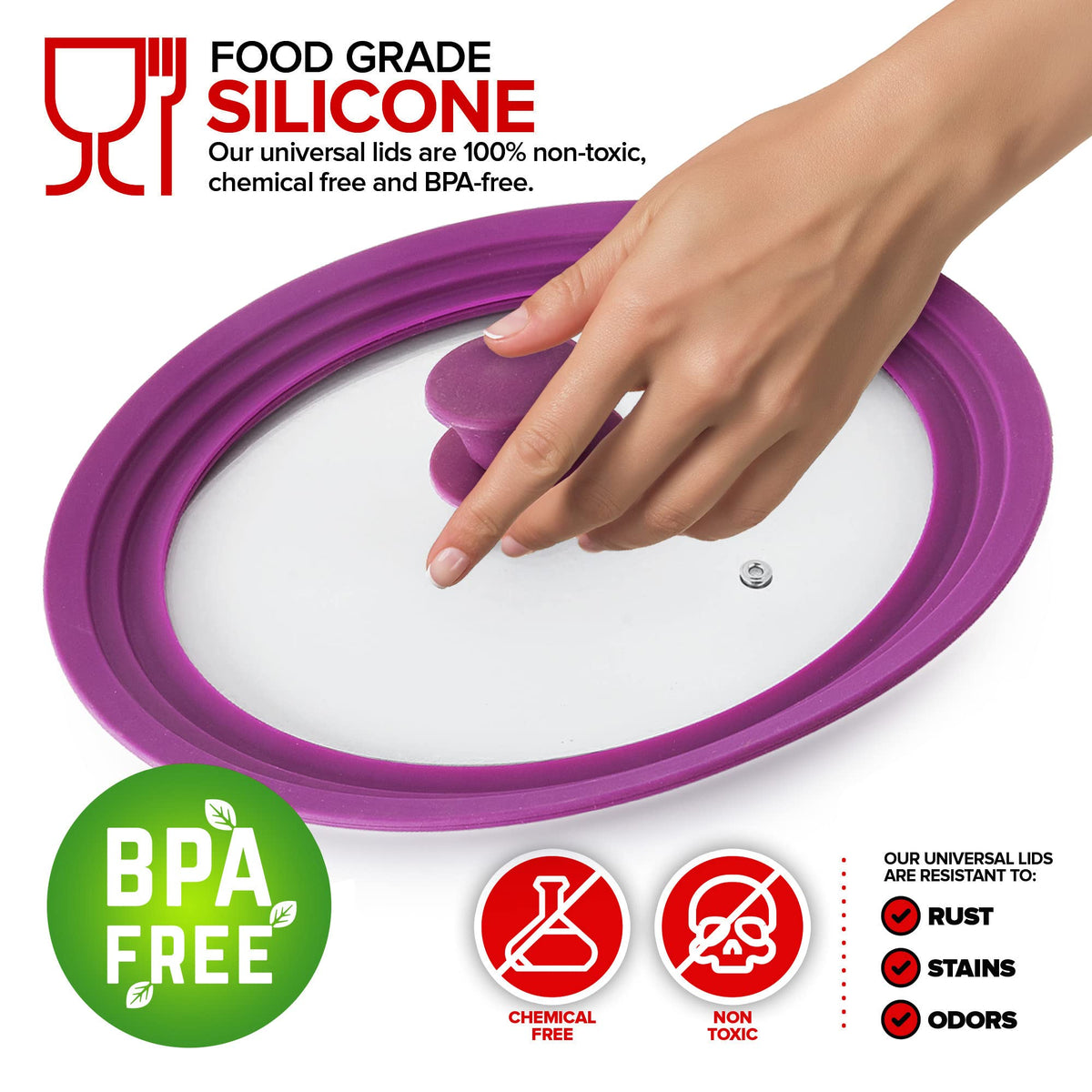 Modern Innovations Lavender / Lavender 2 Count / Modern Lids