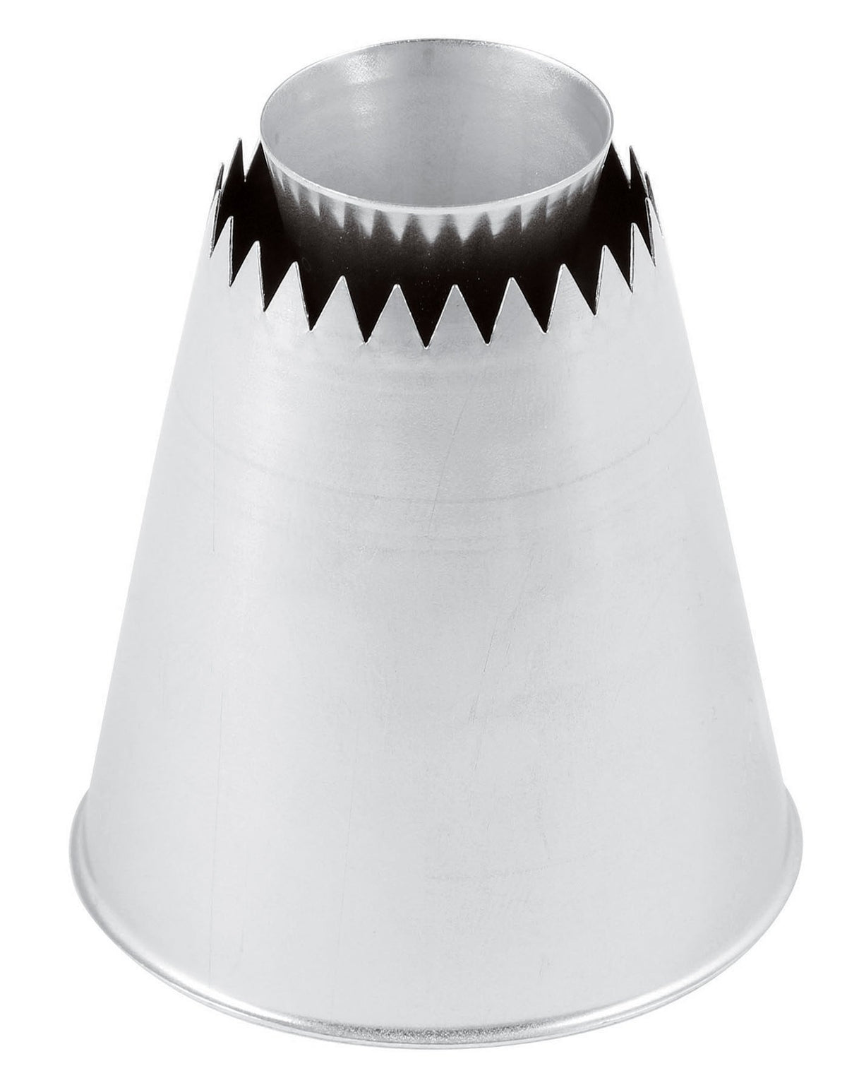 World Cuisine Piping Tip by PADERNO – Medium, Stainless Steel, Gray, Model 47357-50