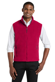 Fleece Vest by Port Authority – X-Large, Polyester, True Red, Model SNM-620695