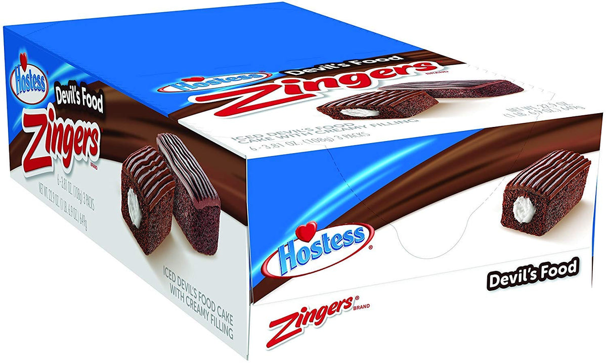 CHOC ZINGER 6/3CT by Hostess – 6, Model 888109010058