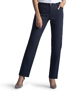 Lee Women’s Relaxed Straight Leg Pant,Imperial Blue 20 Long