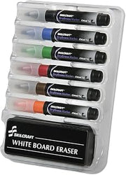 AbilityOne 6-Marker Dry Erase Kit 7520-01-352-7321