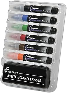 AbilityOne 6-Marker Dry Erase Kit 7520-01-352-7321