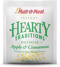 Hearty Traditions Apple and Cinnamon Oatmeal, 1.23 Ounce -- 200 per case.