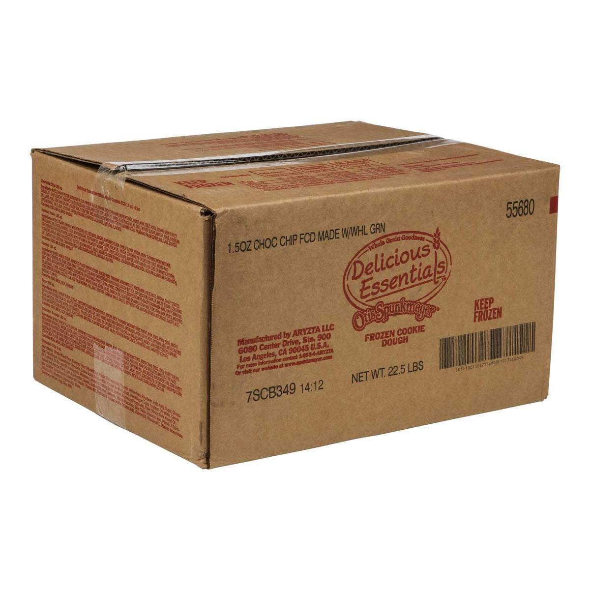 Frozen Chocolate Chip Cookie Dough by Otis Spunkmeyer – 1.5 oz, Pack of 240