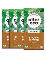 Alter Eco Brown Butter / 4 Count (Pack of 1) / Bar Candy & Chocolate Bars