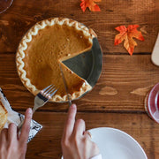 Siducal Ceramic Pie Pan, 10.5 Inch Deep Dish, Green