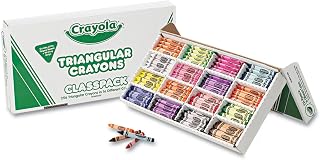 Crayola Classpack Triangular Crayons, 16 Colors, 256/BX, Sold as 1 Box