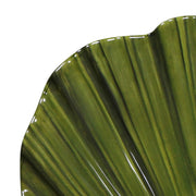 Medium Palm Leaf Plate by Elite Global Solutions – 11", Melamine, Design Green, Pack of 6, Model D1110PL-DG