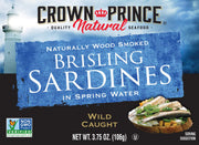 Crown Prince Spring Water / 3.75 Ounce (Pack of 12) / 12 Sardines