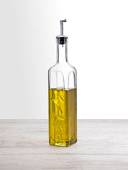 Glass Oil Cruet by Pasabahce – 16.9 Ounces, 0.5 liters, Glass, Transparent, Model 80229