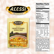 Alessi Chicken Noodle / 6 Ounce (Pack of 6) / 6 Chicken Soups
