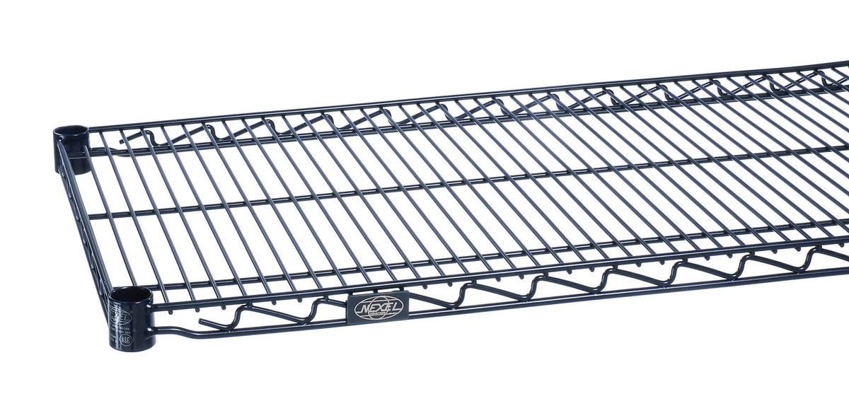 Nexelon Wire Shelving – 4, Alloy Steel, Blue, Model 18246N
