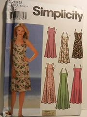 Simplicity 5498 Size DD 4-10