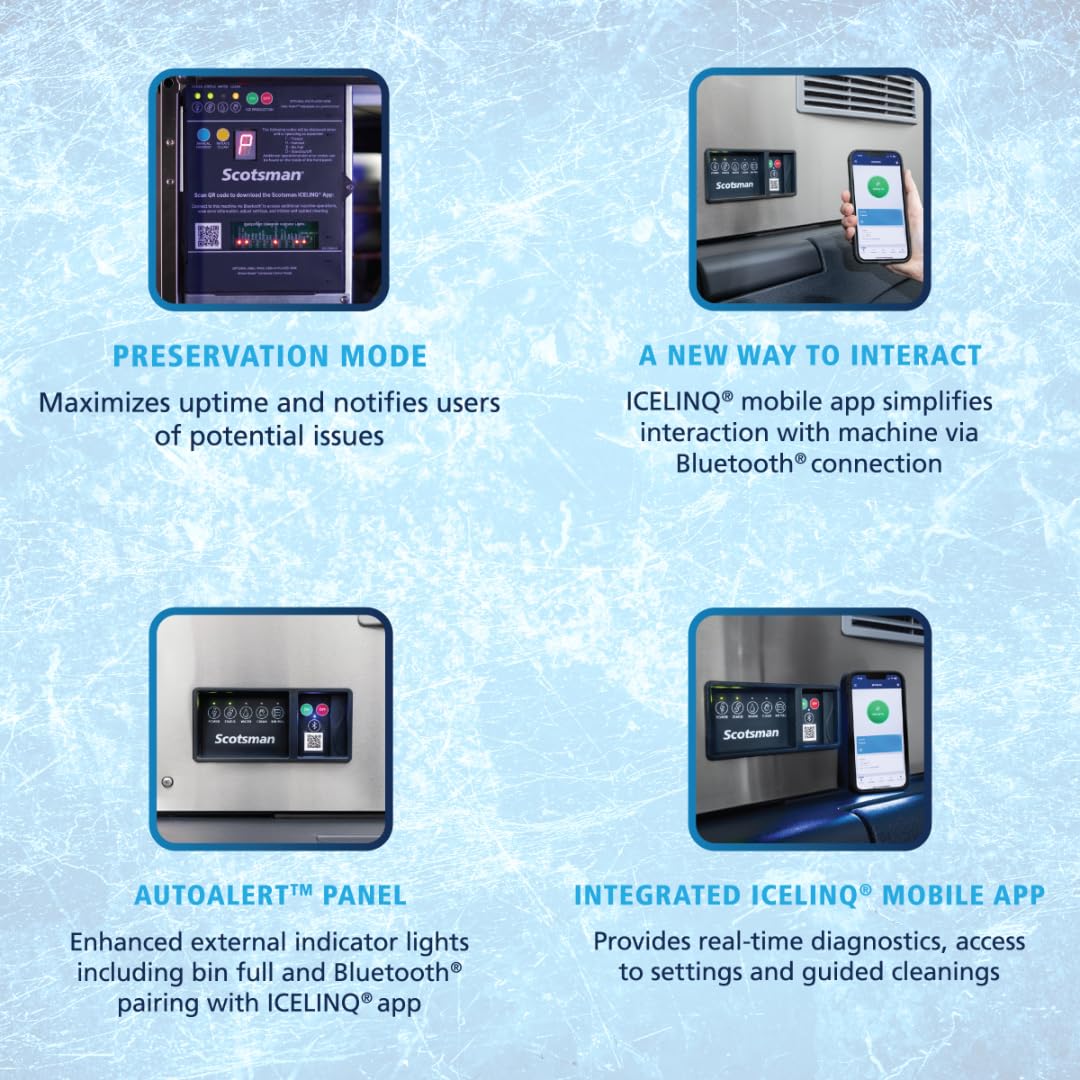 Commercial Cube Ice Maker by Scotsman – Stainless Steel