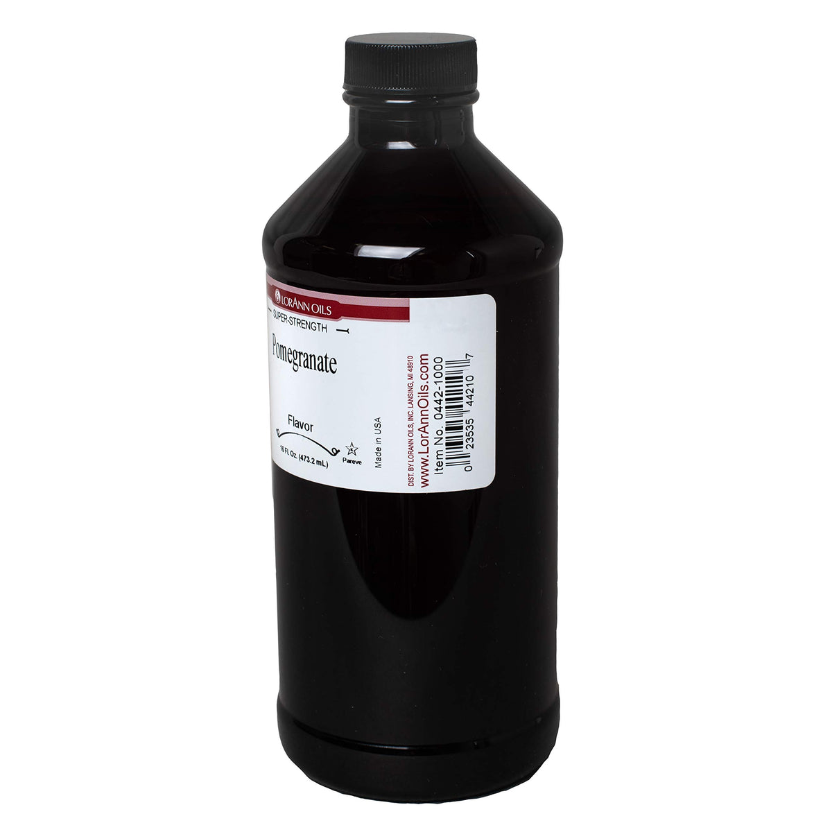 LorAnn Pomegranate SS Flavor by LorAnn Oils – 16 ounce, Clear, Model 0442-1000