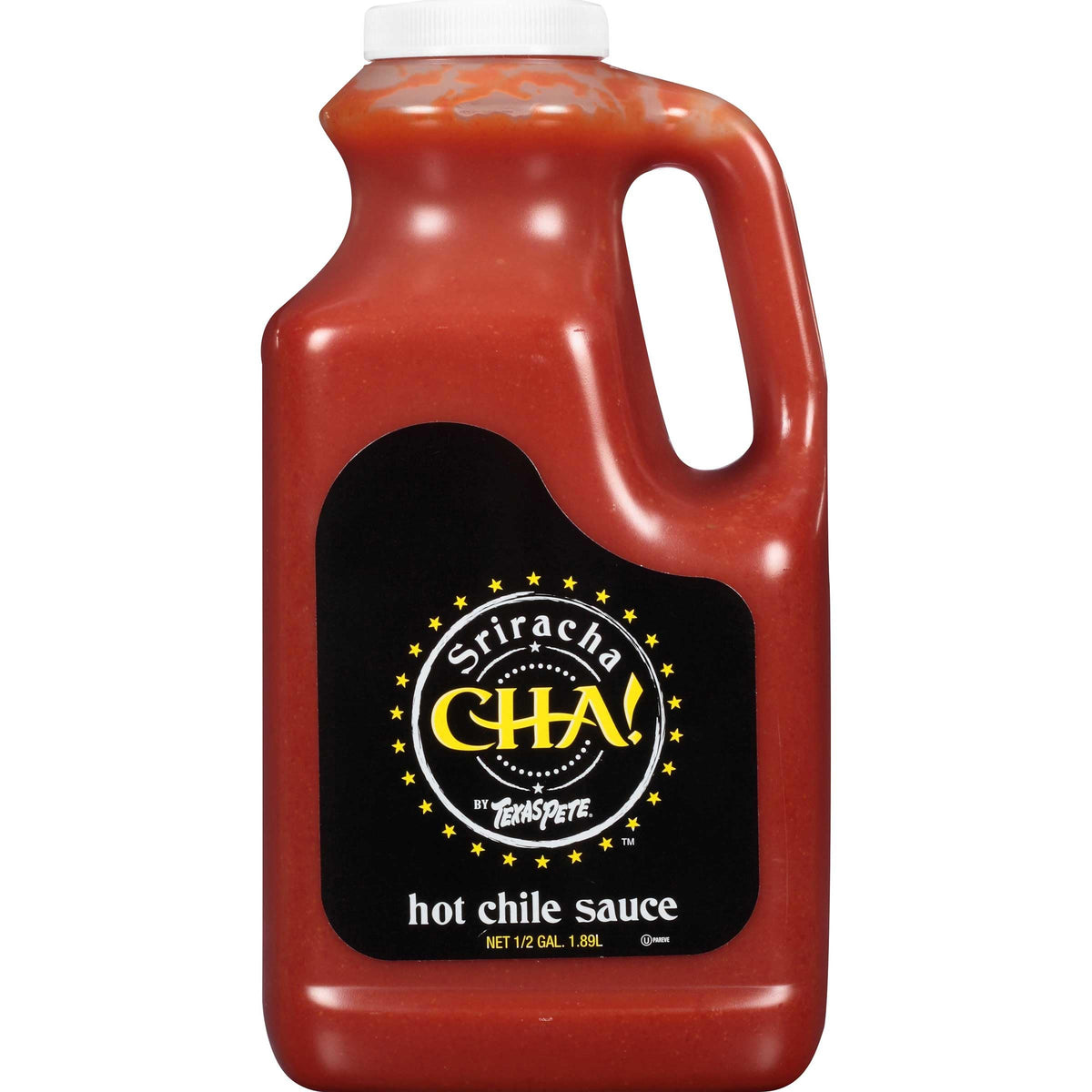 Cha! by Sriracha Hot Sauce by Texas Pete – 64 oz, Pack of 4