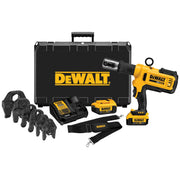 20V MAX Cordless Plumbing Pipe Press Tool Kit with Crimping Heads by DEWALT – One Size, Blend, Multi, Model DCE200M2K