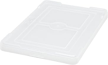 QUANTUM STORAGE SYSTEMS COV91000CL Cover for Dividable Grid Container DG91035 and DG91050, Clear, 10-Pack