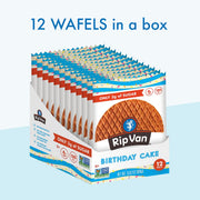 Rip Van Wafels Vanilla / 1.16 Ounce (Pack of 12) / Birthday Waffles
