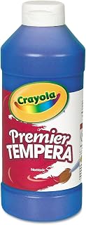 Crayola 541216042 Premier Tempera Paint, Blue, 16 oz