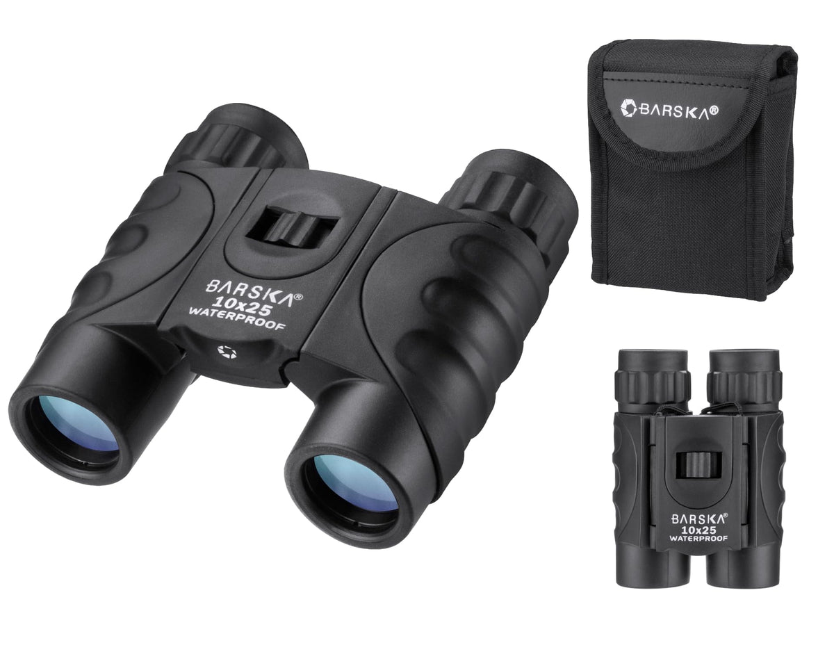 Barska 10x25mm / 10x25 / Black Binoculars