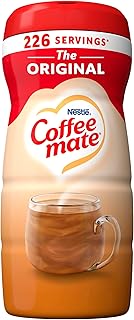 Nestle Coffee mate Original Creamer – Gluten Free, Cholesterol & Lactose Free, Rich & Smooth Non Dairy Powder, Powdered Coffee Creamer About 226 2 gram Servings per Container (3/4 tsp per serving) (16 Oz)