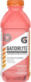 Gatorade Gatorlyte Rapid Rehydration Electrolyte Beverage Kiwi Strawberry, 20 Oz Bottle