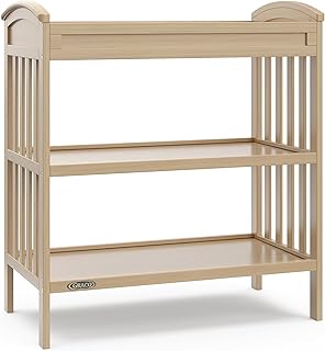 Graco Benton Changing Table with Water-Resistant Changing Pad, Driftwood