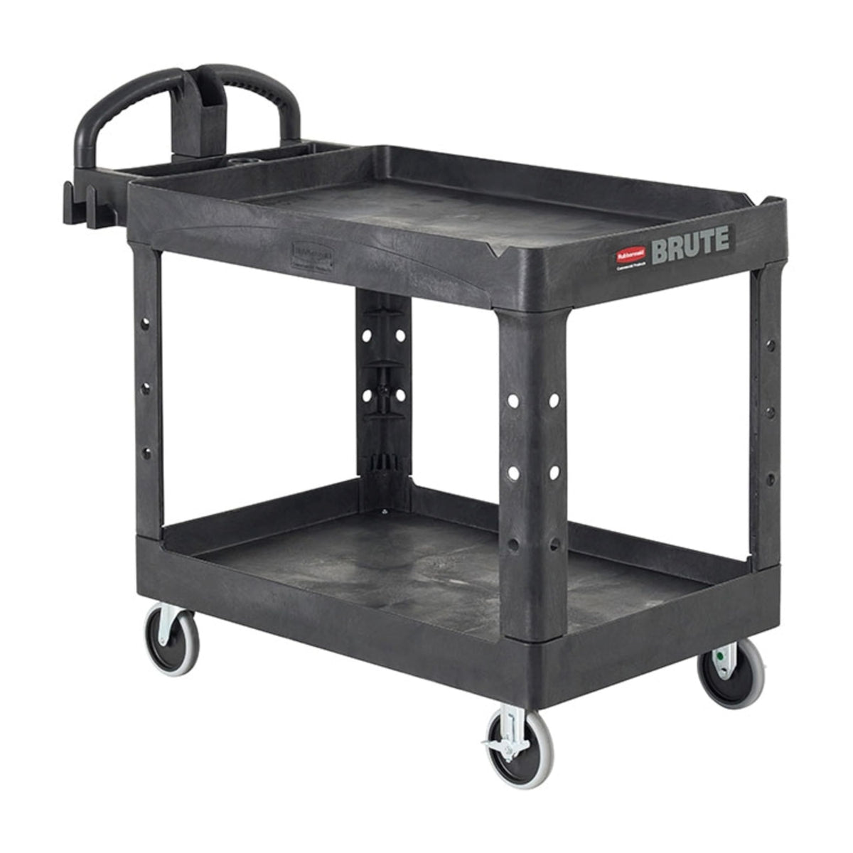 Rubbermaid Commercial Products Black / Small / 2-Shelf Utility Carts