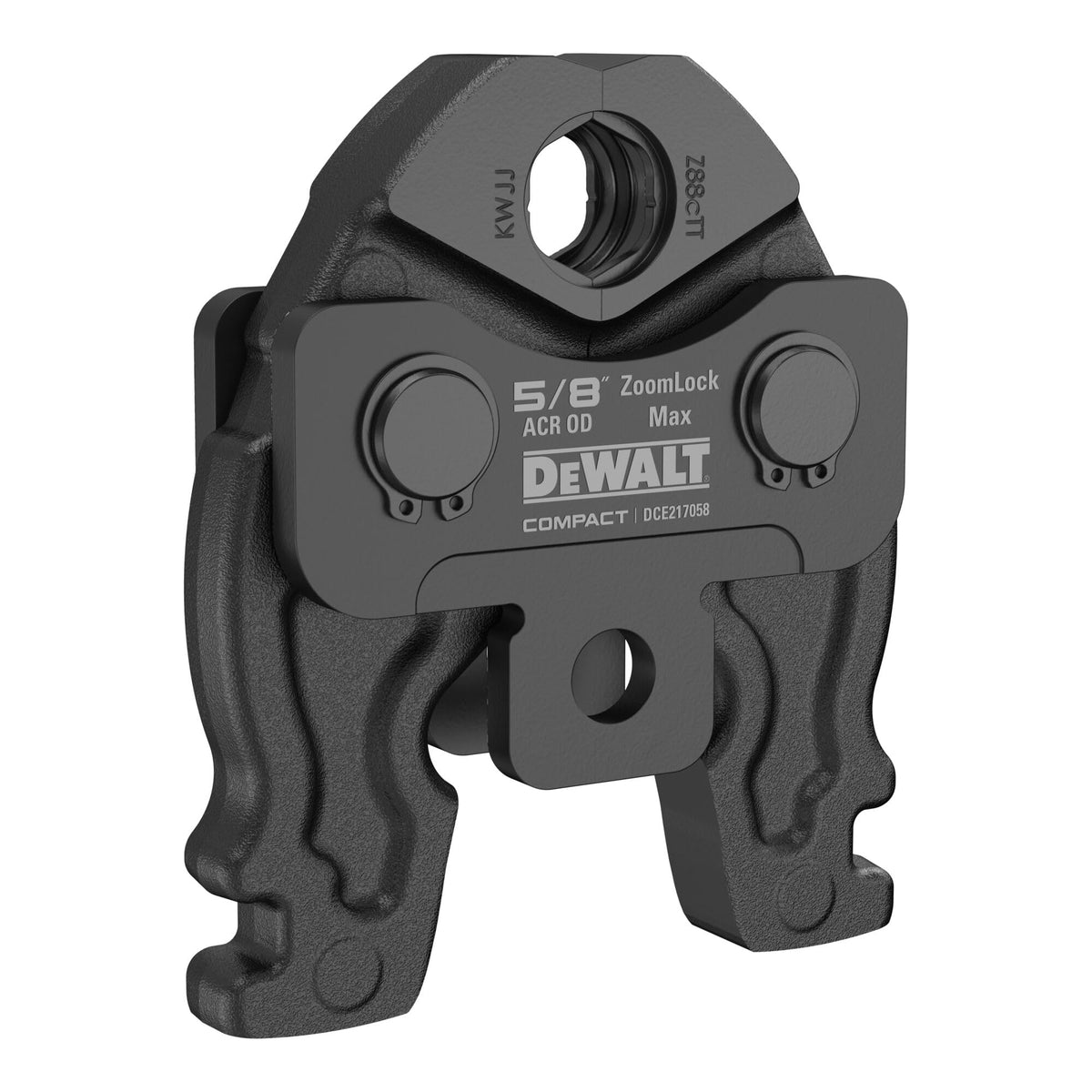 5/8 in. Compact ZoomLock MAX MaxiPro ACR Press Jaw Reliable by DEWALT – Black, Yellow, Model DCE217058