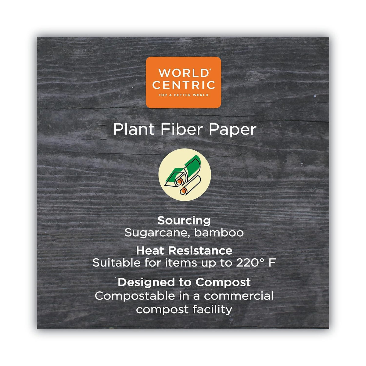 World Centric BO-SU-32 100% Compostable No Tree Paper Bowl – Made from Unbleached Sugarcane Paper, 32 oz, Natural Color (Pack of 500)