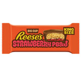 PB&J Strawberry Big Cup King Size Peanut Butter Cups by Reese's – 2.8 oz, berry, Model 00034000455225-0000