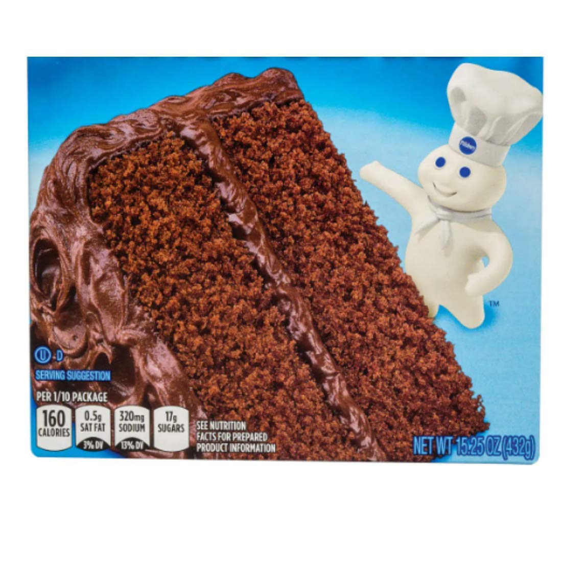 Traditional Chocolate Cake Mix by Pillsbury – 15.25 Ounce (Pack of 1)