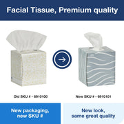 Tork Premium Facial Tissue Cube Box White – 36 x 86 Tissues, 6910101