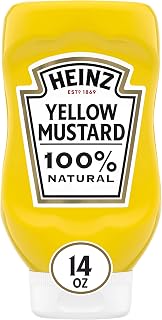 HEINZ Yellow Mustard (14 oz Bottle)