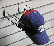 Retail Resource SWCAP/B Wire Hat Display for Slat Wall, Black