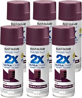 Rust-Oleum Painter's Touch 2X Ultra Cover Spray Paint, Satin Aubergine