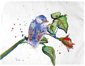 PM633 Betsys Blue Bird Place Mat - Set of 4