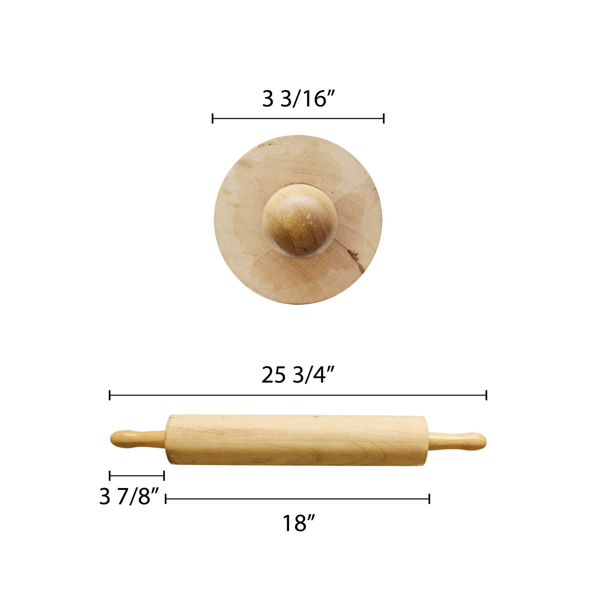 Thunder Group 18 Inch / Wooden / 1 Rolling Pins