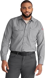 Red Kap Men's Cooling Long Sleeve Work Shirt