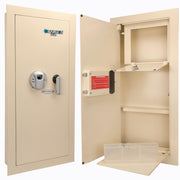 Barska Left Opening / 31 1/2" x 15 1/2" x 4" / Beige Wall Safes