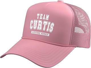 Team Curtis Lifetime Member Family Last Name Trucker Hat with Adjustable Mesh Back
