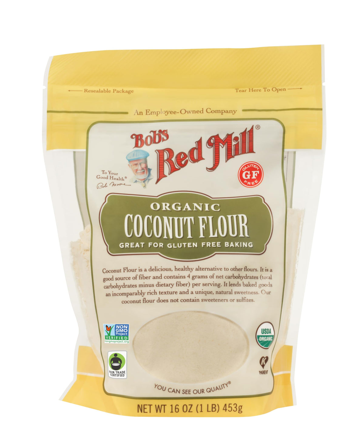 Bob's Red Mill 16 Ounce (Pack of 4) / VO / 1 Wheat Flours & Meals