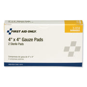 3014 Gauze Pads by First Aid Only – 3-014, Bamboo, Model 3-014