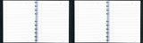 Blueline MiracleBind Notebook, Black, 9.25 x 7.25 inches, 150 Pages (AF9150.44) - 2 Pack